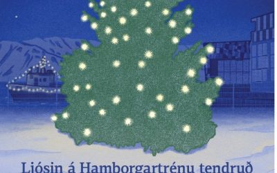 Ljósin á Hamborgartrénu tendruð